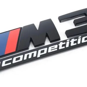 Gyári BMW G80 M3 Competition fekete csomagtartó embléma 51148084161