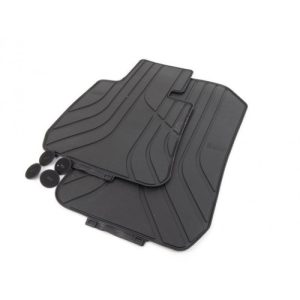 Gyári BMW E90 E91 E92 E93 Allweather tépőzáras fekete első gumiszőnyeg szett 51472311024