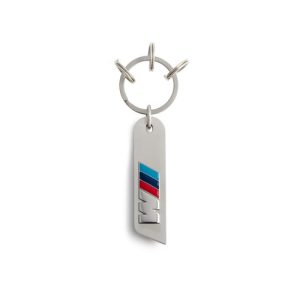Gyári BMW M logós 2024-es rozsdamentes kulcstartó 80275A87977