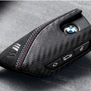 Gyári BMW M Performance alcantara - carbon kulcstartó - kulcstok 82295A56C32