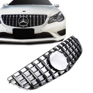 Mercedes Benz W207 C207 A207 2013-2017 króm - lakk fekete hűtőrács Panamerica AMG GT stílusban