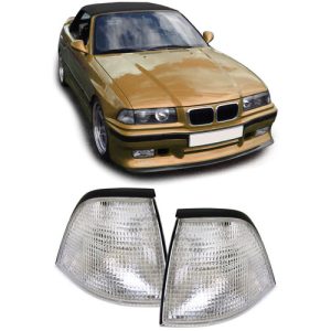 BMW E36 coupe cabrio fehér első index pár