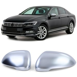 VW Volkswagen Passat B8 matt alumínium külső visszapillantó tükörborítás