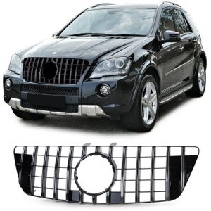 Mercedes Benz ML W164 2008-2011 króm - fekete hűtőrács Panamerica AMG GT stílusban