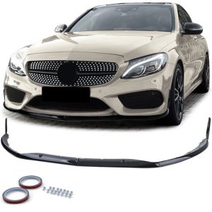 Mercedes W205 2014-2018 AMG-LINE-ra lakkozott fekete F1 koptató lippe type2