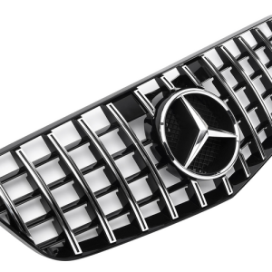 Mercedes Benz W212 2009-2013 króm - fekete hűtőrács Panamerica AMG GT stílusban