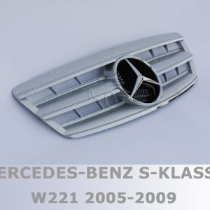 Mercedes Benz W221 2005-2009 krómozott ezüst hűtőrács AMG stílusban