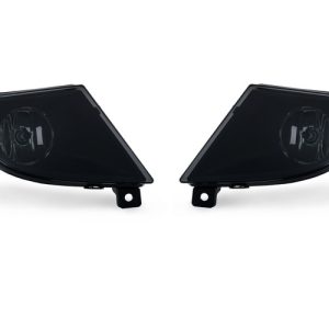 BMW E60 E61 2007-2010 fekete füst burás H8 ködlámpa pár