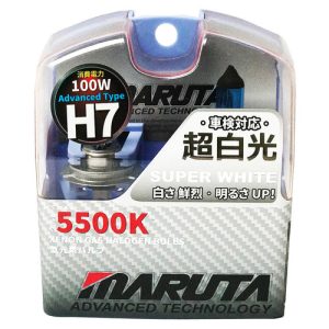 MTEC SuperWhite H7 100W 5500K xenon hatású halogén izzó DUO BOX