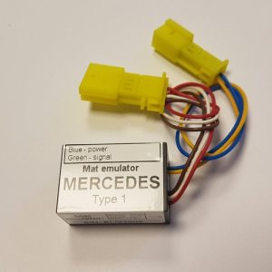 Mercedes type1 4pines ülésfoglaltság érzékelő emulátor + 2pines öv emulátor