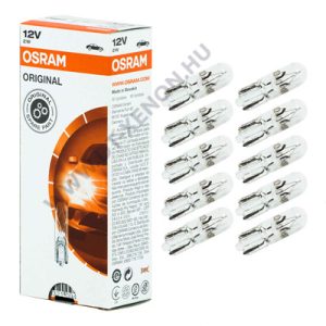 Osram T5 W2W Original Line műszerfal izzó 2722 10db-os készlet