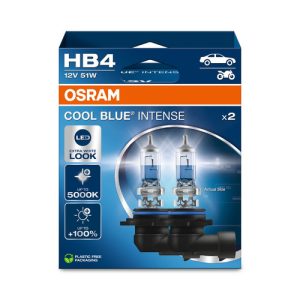 Osram HB4 Cool Blue Intense NextGen +100% 5000K halogén izzó DUO BOX 9006CBN-2HB