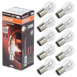 Osram P21/5W BAY15D Truckstar Pro 24V halogén izzó 7537TSP