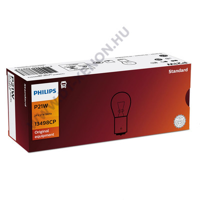 Philips BA15S P21W 24V Standard halogén izzó 13498CP 10db-os készlet