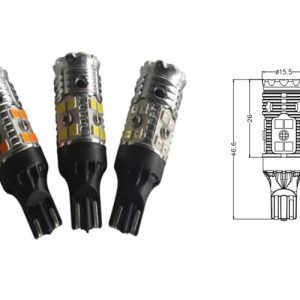 T15 W16W 16x3030SMD LED Epistar Canbus