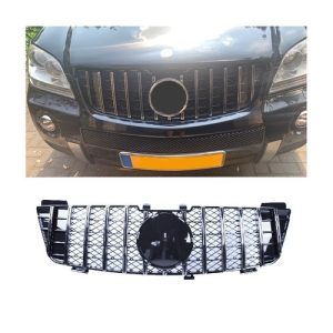 Mercedes Benz ML W164 2005-2008 króm - fekete hűtőrács Panamerica AMG GT stílusban