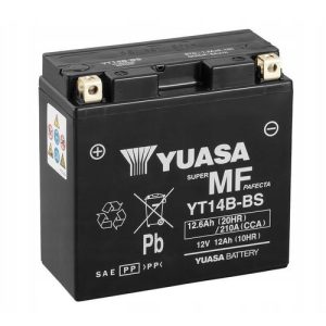 Yuasa YTX14B-BS 12V Akkumulátor 12,6Ah 210A Indítóáram Bal+